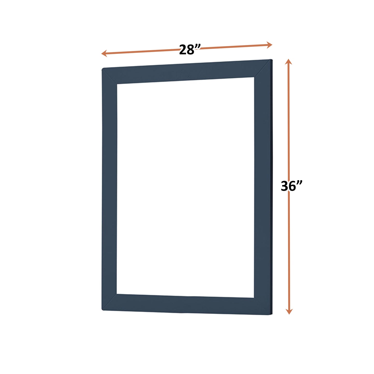 Castor 28 in W x 36 in H Mirror