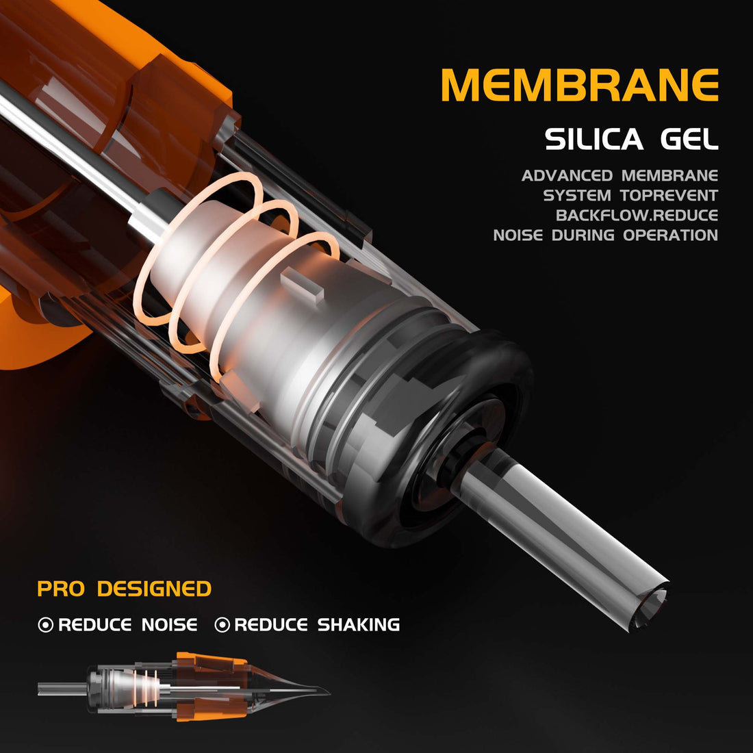 Big wasp Energy Rubber Cartridge Needles -Box of 20