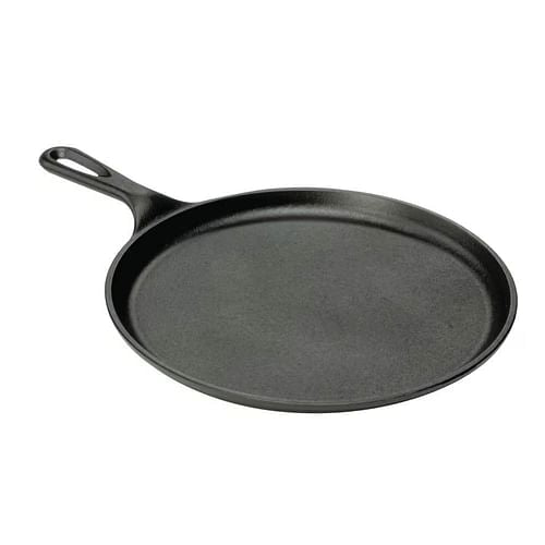 10.5 inch Round Pre-Seasoned Cast Iron Skillet Griddle Frying Pan Made