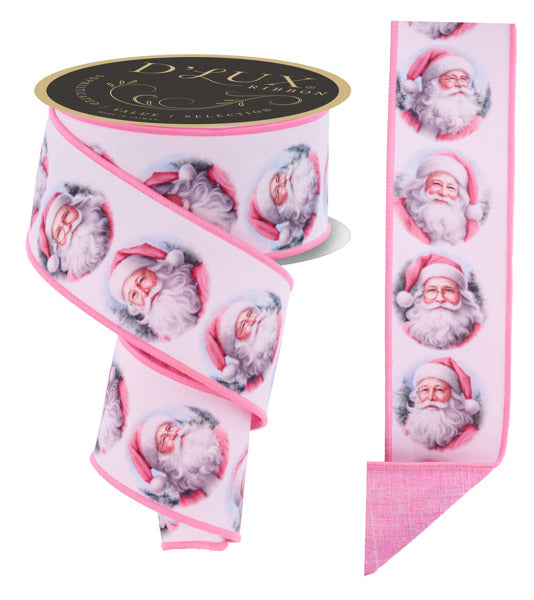 2.5"X10YD SANTA/FUSED IVORY/PINK/NUDE/GREY/BLUE