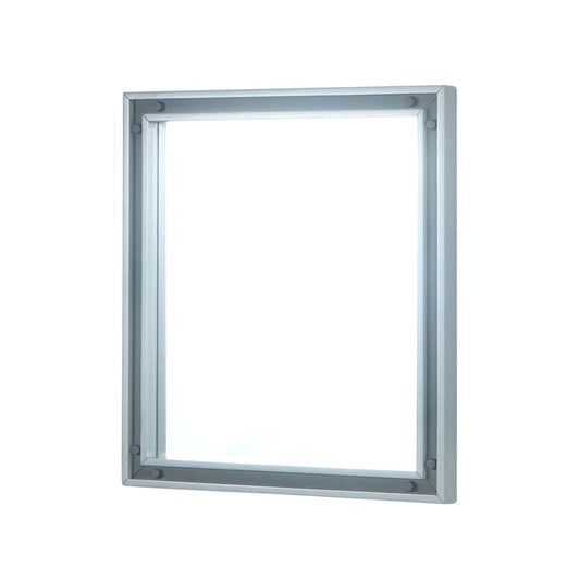 Ziva 34 in W x 32 in H Mirror with Black Metal Inlay