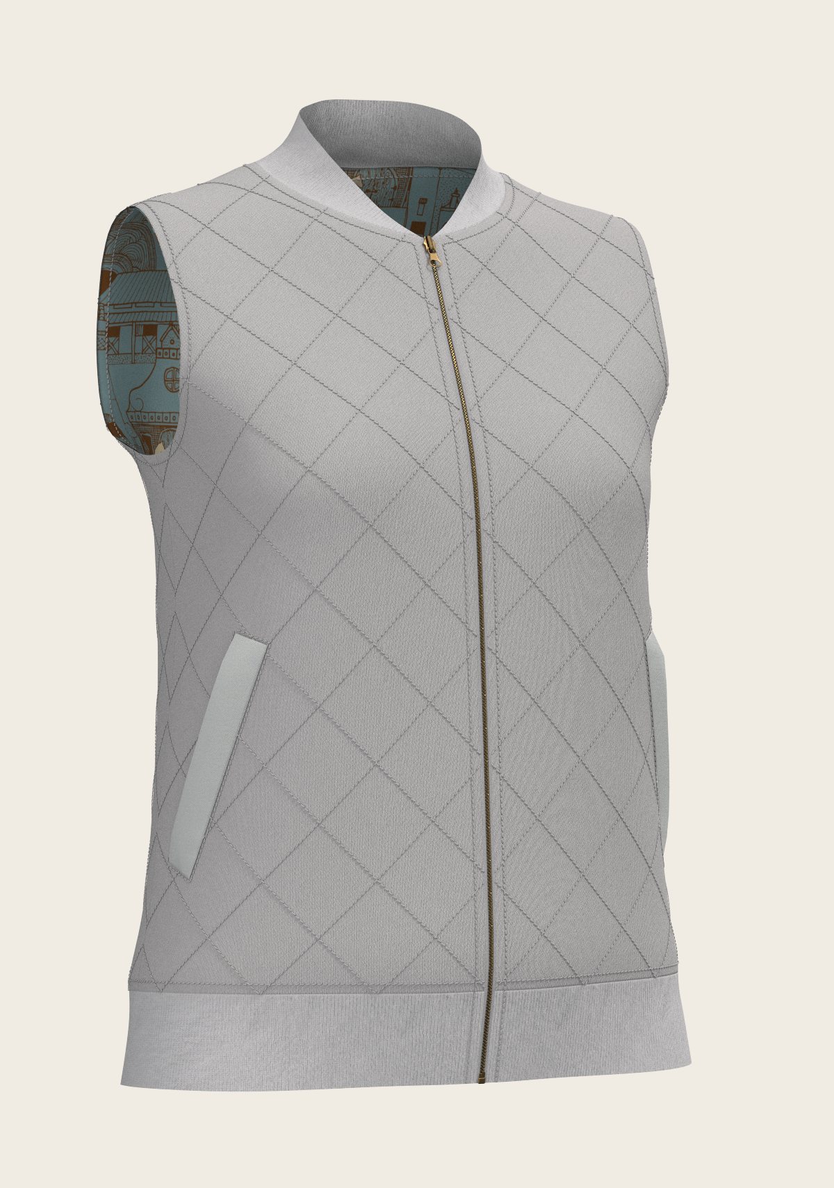 Horse Town Symphony Reversible Sleeveless Warmup Vest