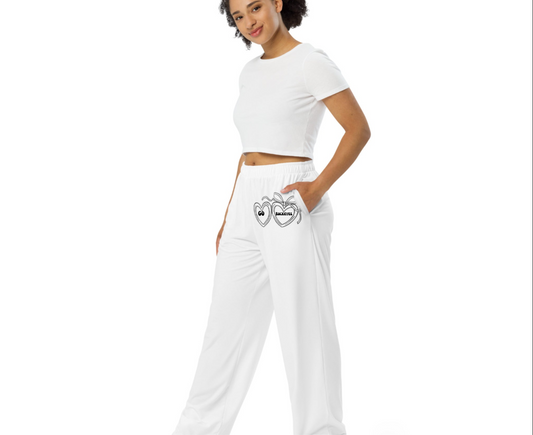 Customizable: Heart Locket Wide Leg Pants
