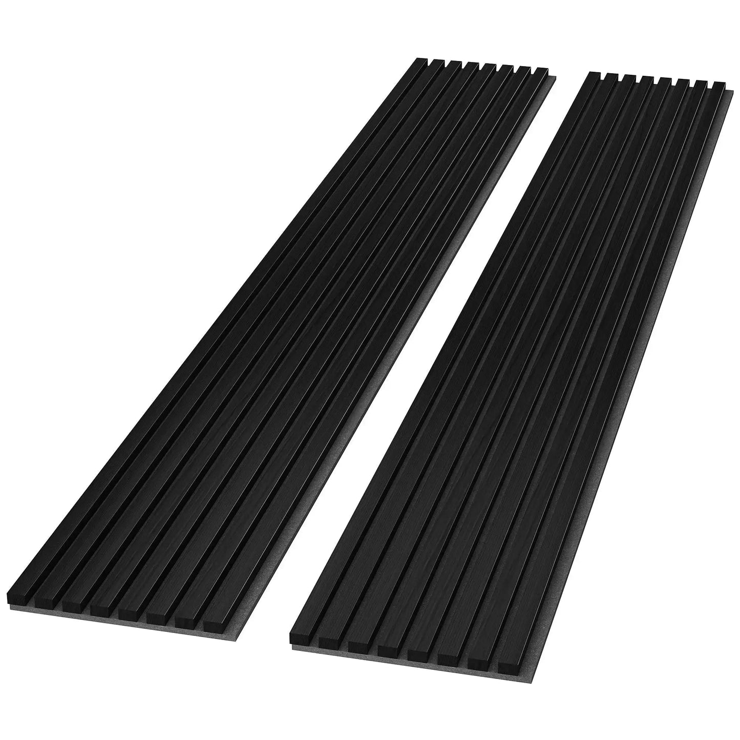 Luxury Black Acoustic Solid Wood Wall Panels ( 2 Panels Per Box)