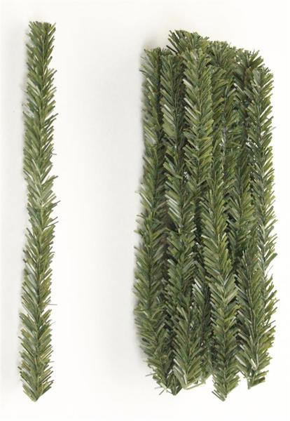 12"L PENCIL PVC STEM 25EA/BG, TT GREEN