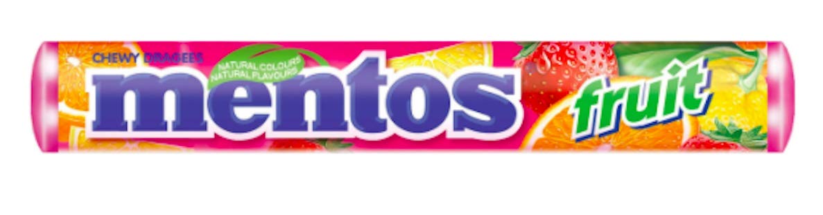 MENTOS Fruit candy 40 pack