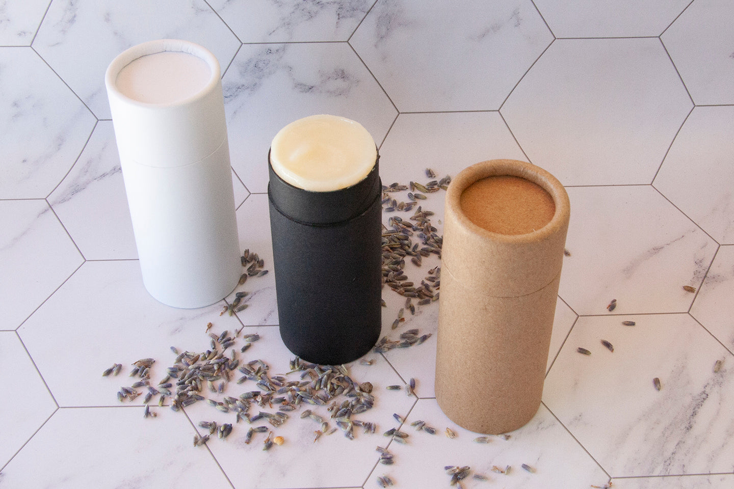 2.5 ounce / 70 g Natural Kraft Push-up Cosmetic Container