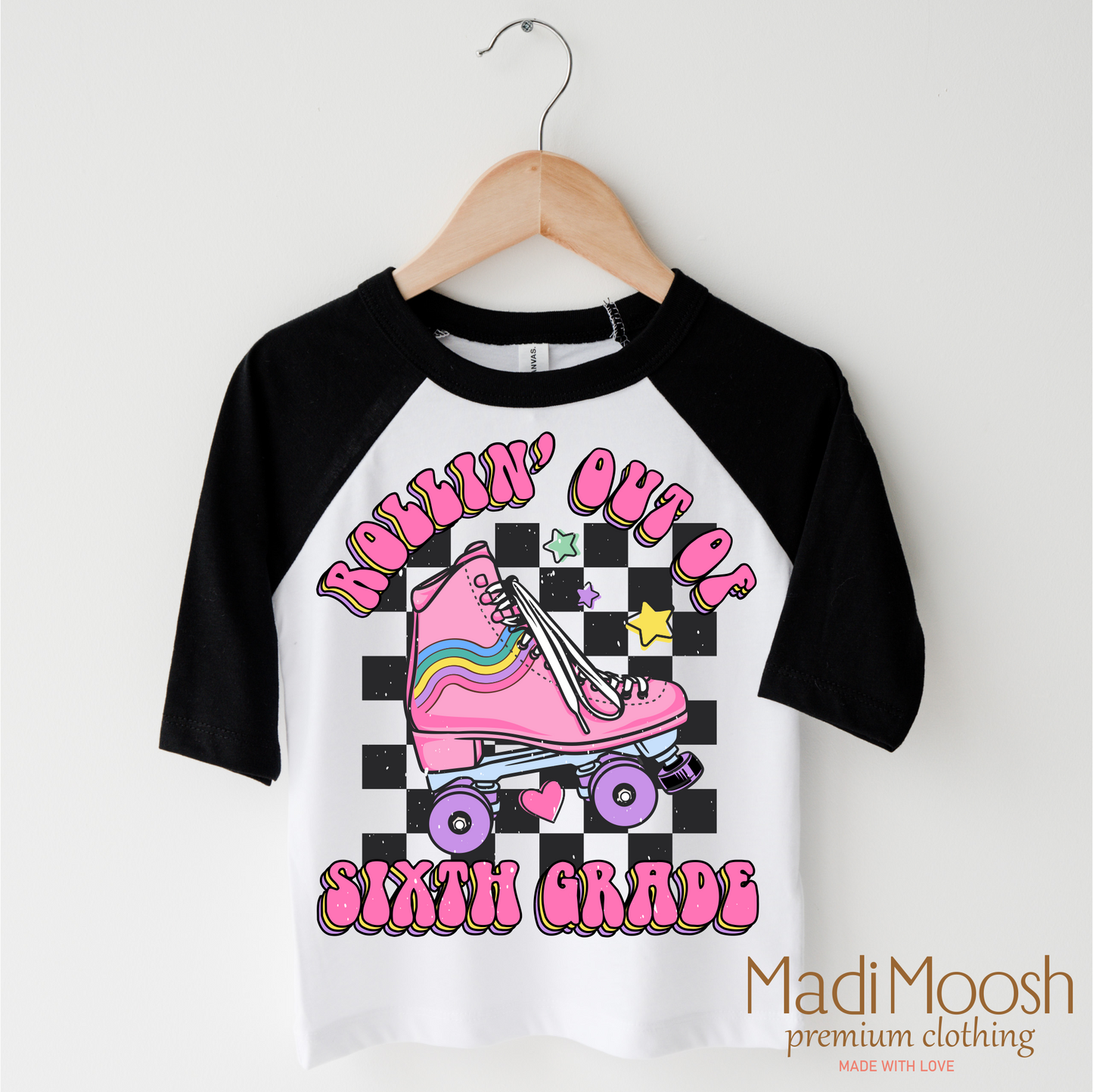 Rollin' Out Of 6th Grade Last Day Of School Shirt - School Shirt