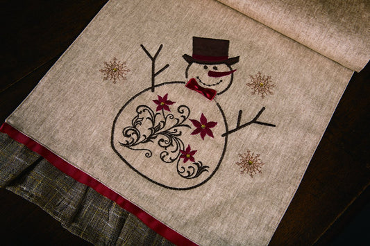 ML14899 Snowman Table Runner, 13''x72''