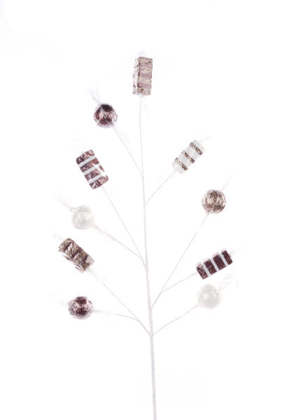 29"L CELLO WRAPPED CANDY SPRAY MILK CHOC/DK CHOC/WHITE