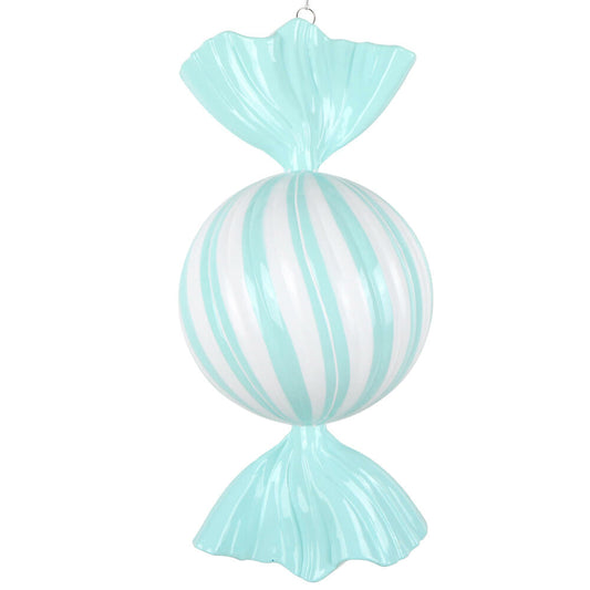 Santa's Sweet Shoppe Collection - 13" Luxe Enamel Swirl Candy Ornament