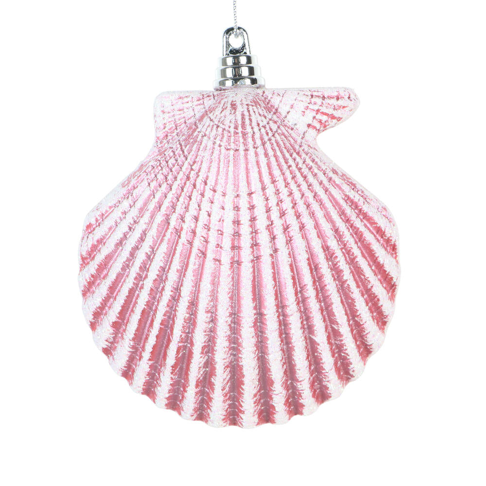 Santa's Sweet Shoppe Collection 4" Pink Seashell Ornament