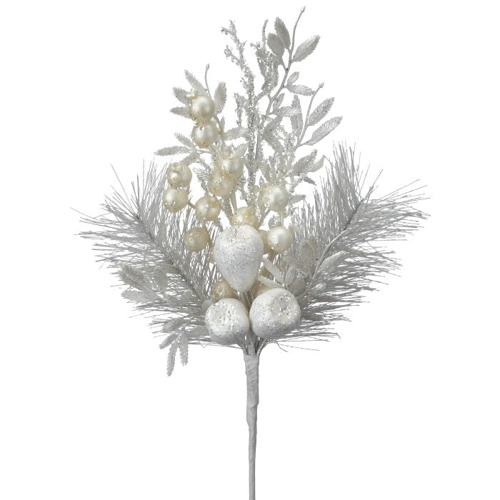 15" WINTER PINE/BERRY PICK