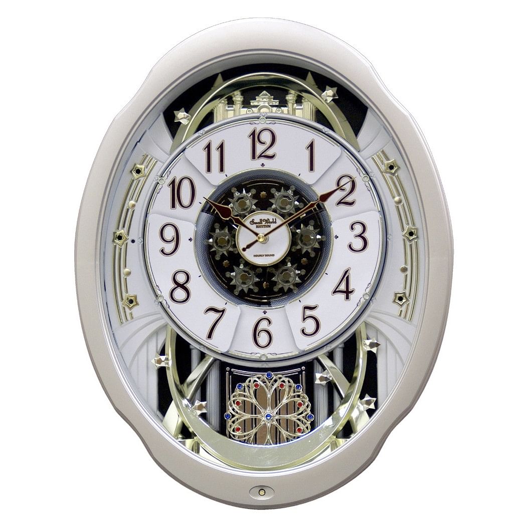 Moving Face Pendulum Wall Clock - Plays Melodies Every Hour | Clocks | Home Decor