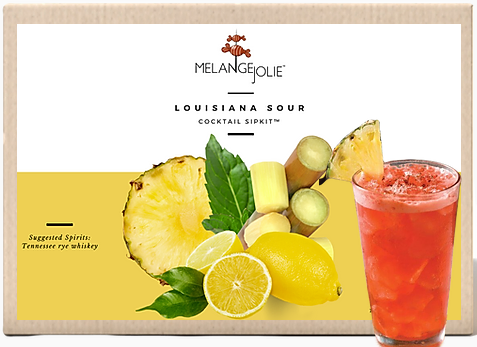 Mélange Jolie Louisiana Sour Cocktail SipKit™ (Case of Six) | Cocktail Mix | Under $100 | Kitchen + Metal