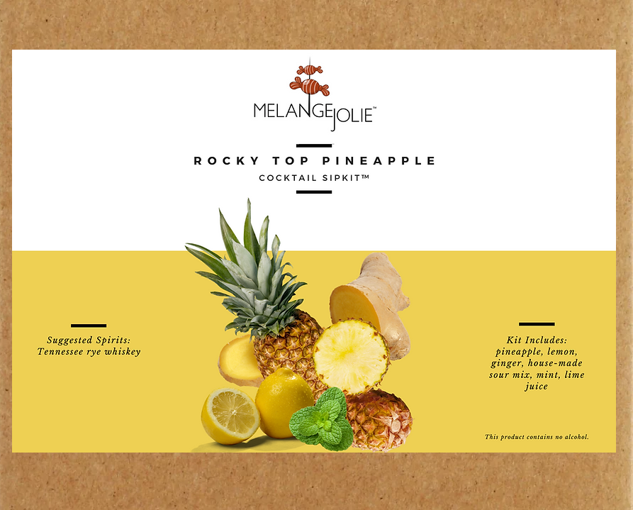 Mélange Jolie Rocky Top Pineapple Cocktail SipKit™ | Cocktail Mix | Under $100 | Kitchen + Metal