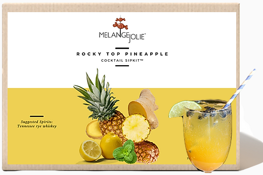 Mélange Jolie Rocky Top Pineapple Cocktail SipKit™ | Cocktail Mix | Under $100 | Kitchen + Metal
