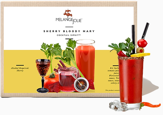 Mélange Jolie Sherry Bloody Mary Cocktail SipKit™ | Cocktail Mix | Under $100 | Kitchen + Metal
