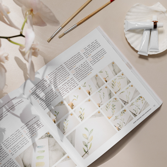 Modern Watercolor Botanicals