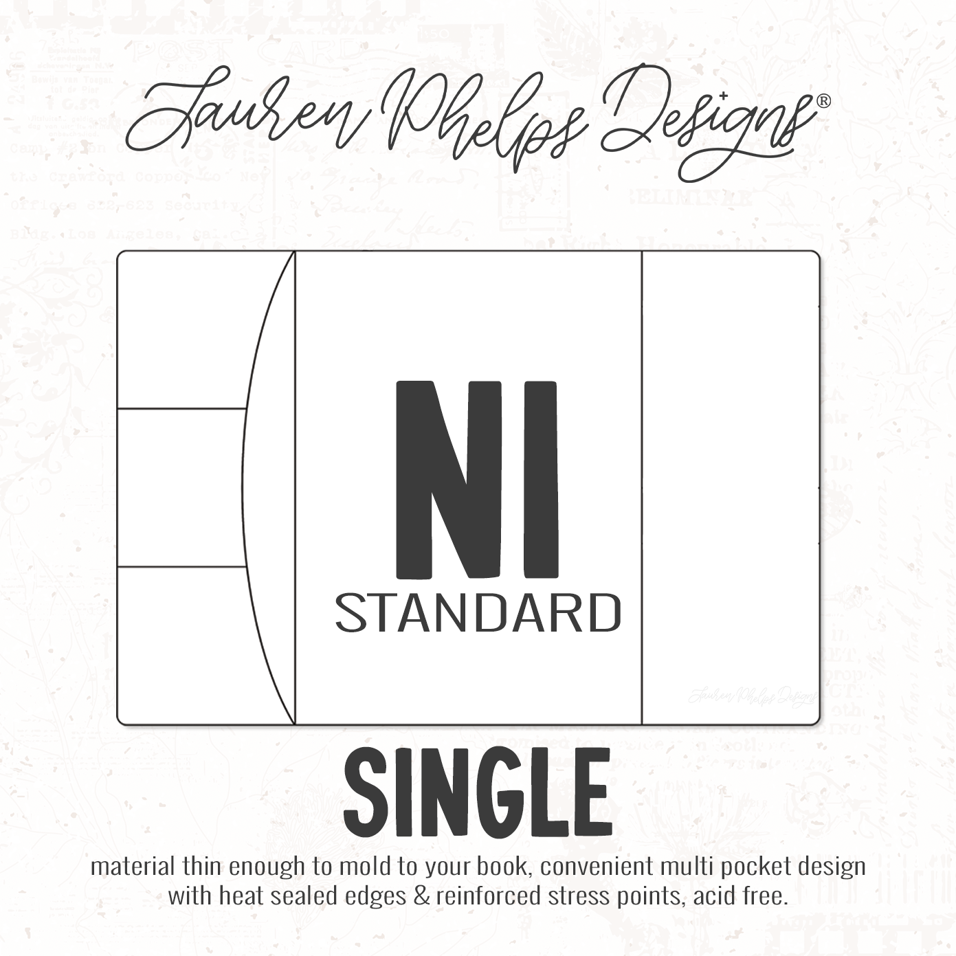 N1 Standard | Clear Soft Vinyl Notebook Cover | 3 sizes
