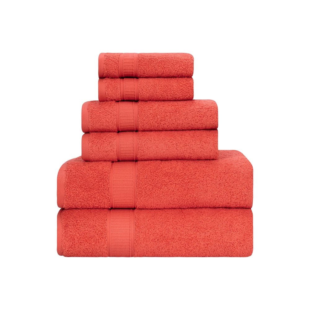 Turkish Cotton Full Bath Towel Set of 6 | Kitchen + Metal