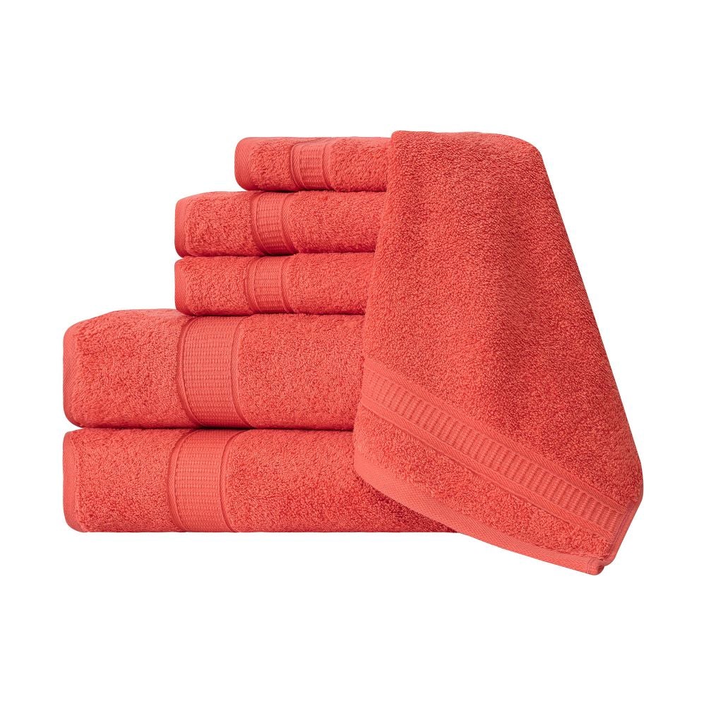 Turkish Cotton Full Bath Towel Set of 6 | Kitchen + Metal