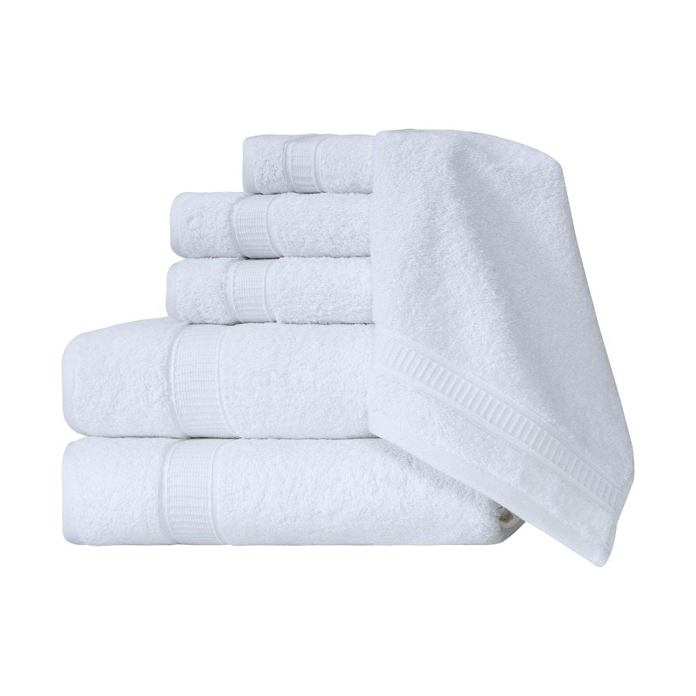 Turkish Cotton Full Bath Towel Set of 6 | Kitchen + Metal