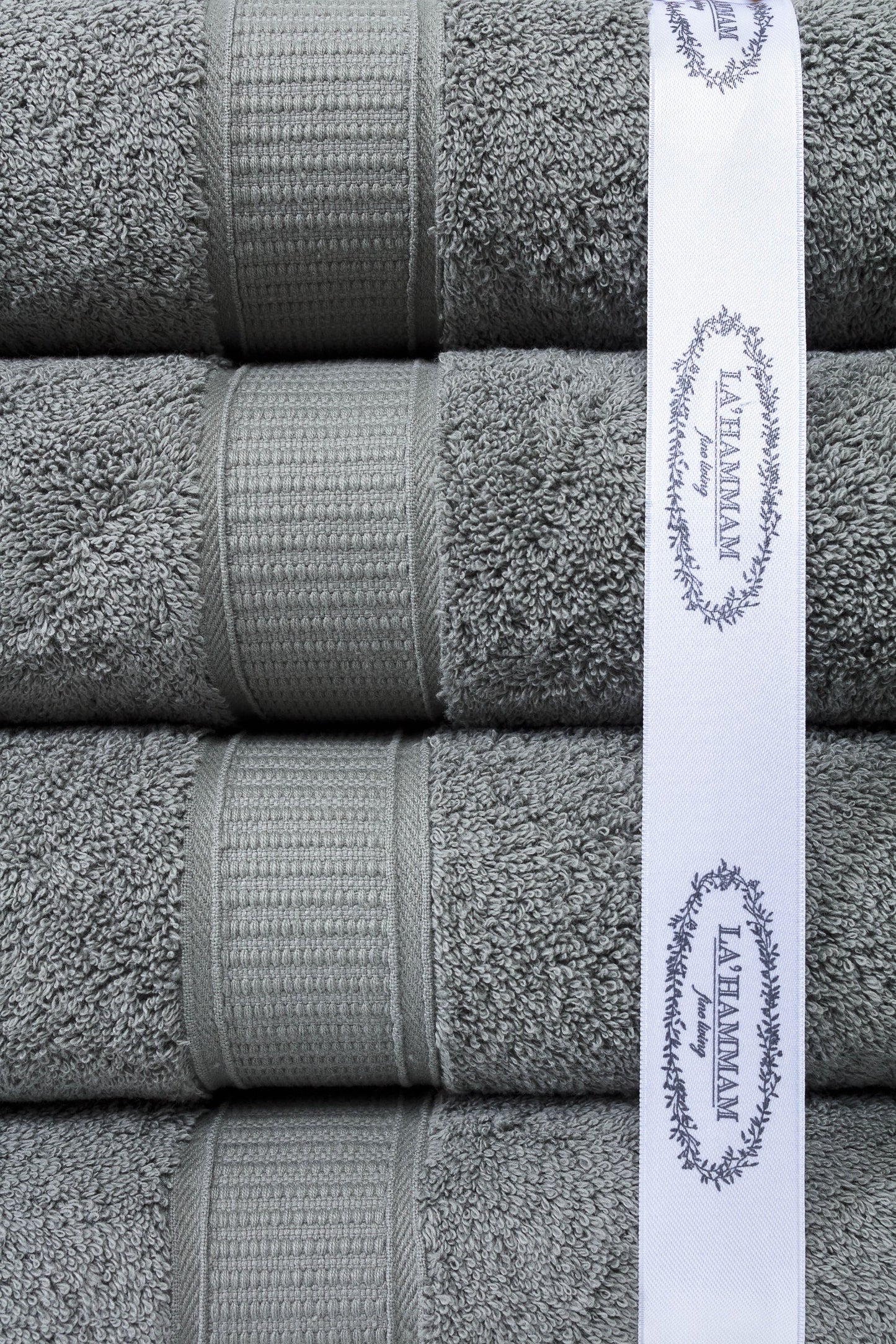 Turkish Cotton Full Bath Towel Set of 6 | Kitchen + Metal