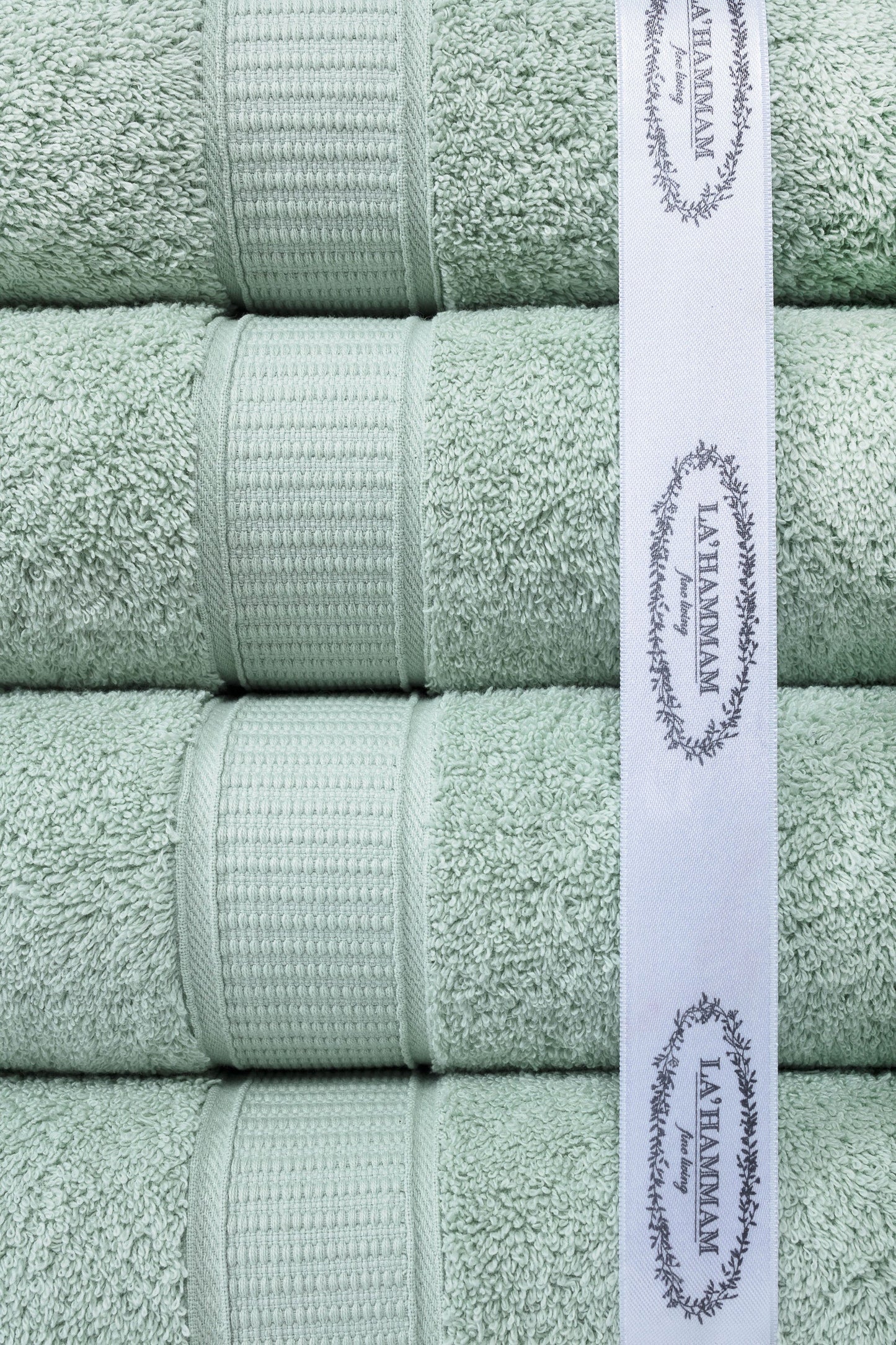 Turkish Cotton Full Bath Towel Set of 6 | Kitchen + Metal
