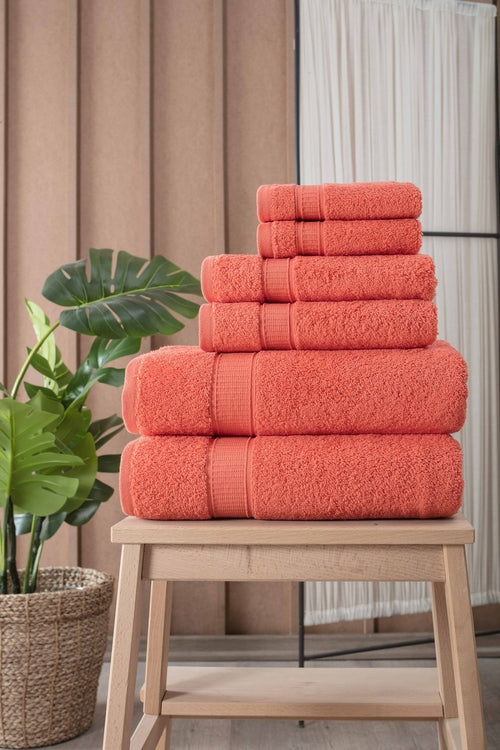 Turkish Cotton Full Bath Towel Set of 6 | Kitchen + Metal