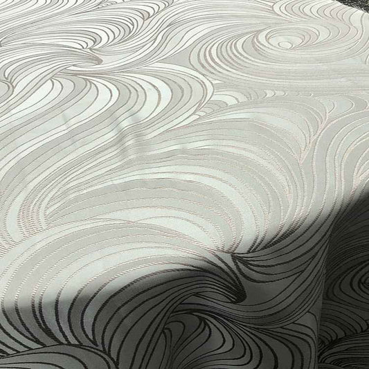 Blush New Delhi Metallic Flower Jacquard - Custom Tablecloths