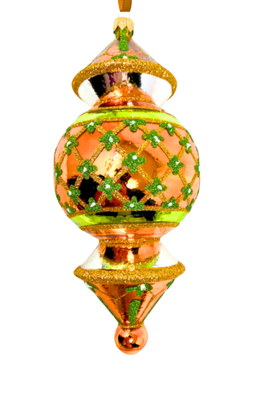 New York Reflector Glass Ornament