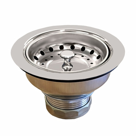 3 1/2" Basket strainer with lift stopper