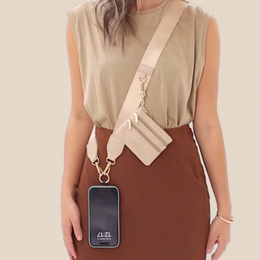 Clip & Go Strap with Pouch - Neutral Collection