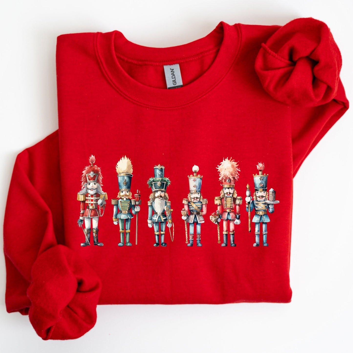 Nutcrackers, Christmas, Santa, Winter, Xmas, Snow, Winter, Ballet Sweatshirt