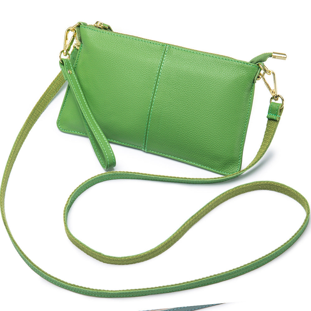 Leather One-Shoulder Clutch for Women - All-Match Leather Handbag