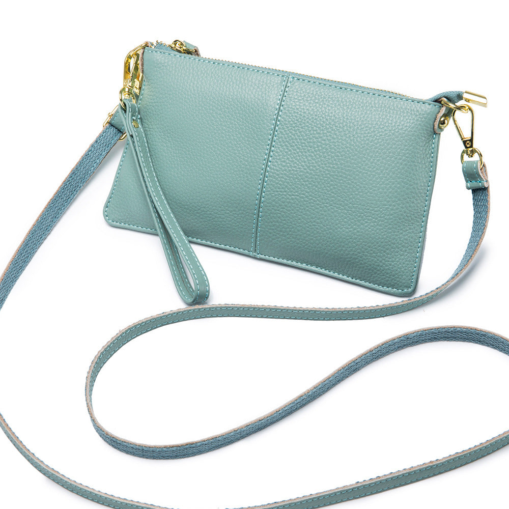 Leather One-Shoulder Clutch for Women - All-Match Leather Handbag