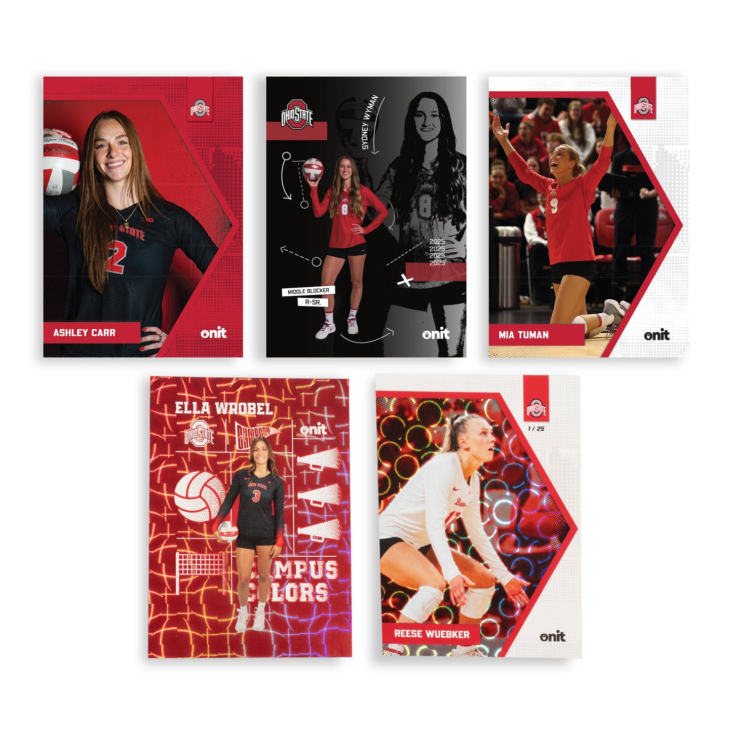 The Ohio State University Volleyball 2025 Trading Cards - Single Pack