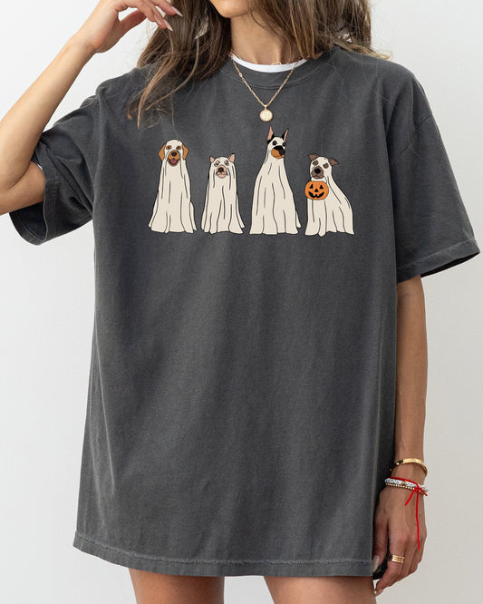 Spooky Ghost Dogs, Bathroom, Funny, Witch, Aesthetic, Meme, Halloween, Spooky, Costume, Tshirt Comfort Colors T-Shirt