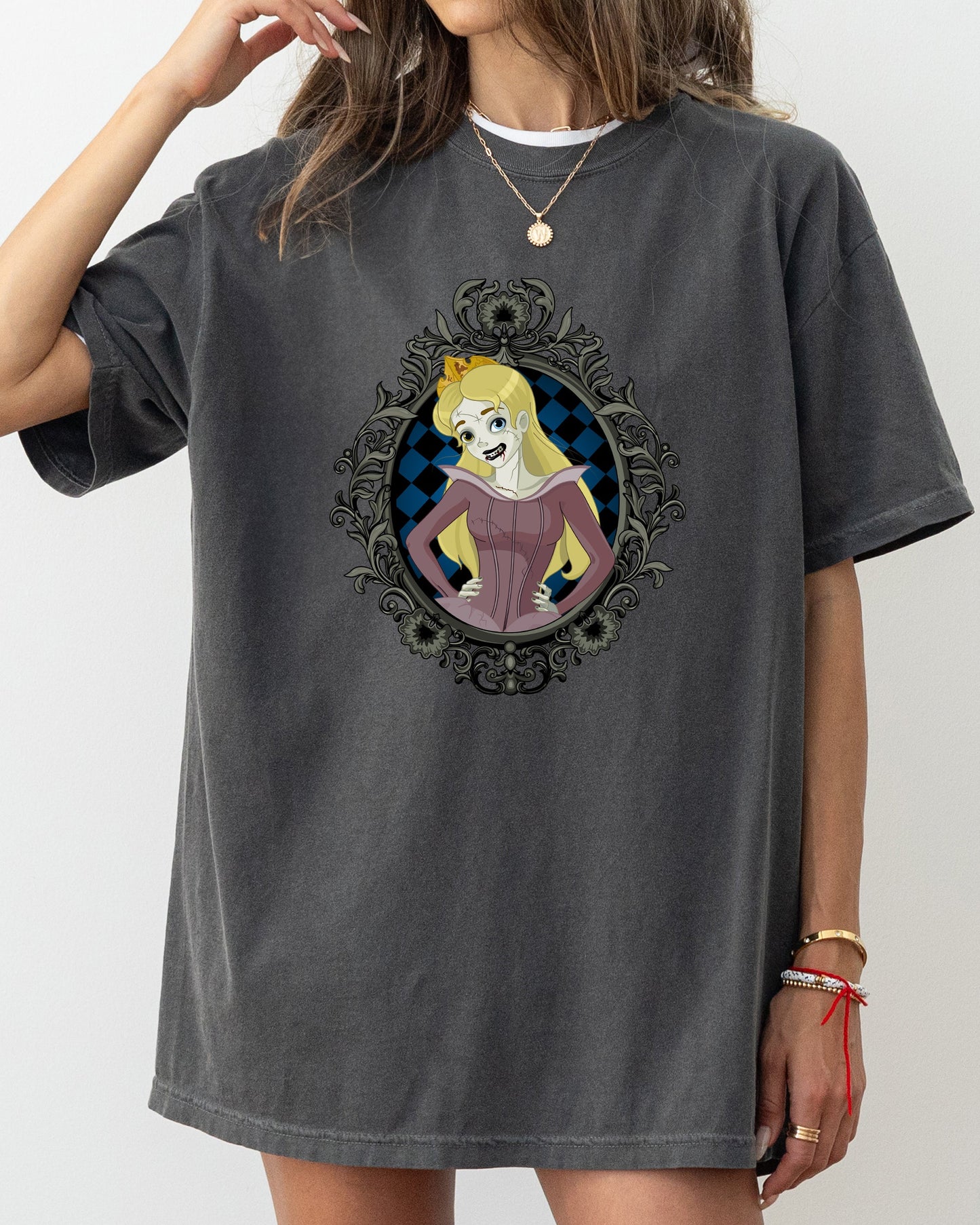 Sleeping Beauty, Princess, Skeleton, Funny, Witch, Aesthetic, Meme, Halloween, Spooky, Costume, Tshirt Comfort Colors T-Shirt
