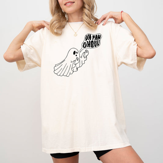 Va Fan Ghoul, Skeleton, Spooky, Ghost, Funny, Witch, Aesthetic, Meme, Halloween, Costume, Tshirt Comfort Colors T-Shirt