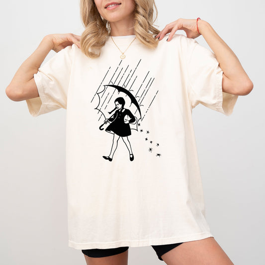 Wednesday, Skeleton, Ghost, Witch, Skull, Funny, Spooky, Aesthetic, Meme, Halloween, Costume, Tshirt Comfort Colors T-Shirt