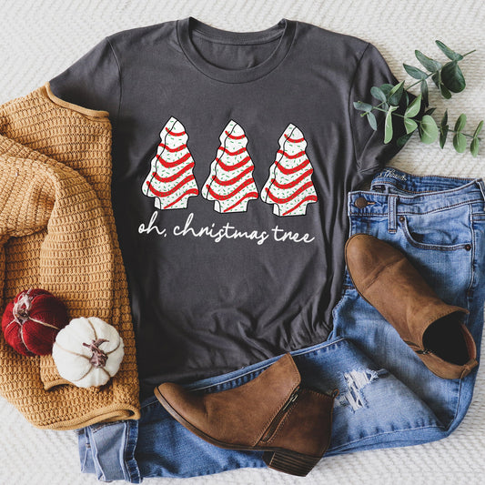 Oh Christmas Tree, Snack, Little Debbie Super Soft Tees