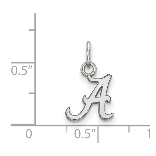 Sterling Silver U. of Alabama XS (Tiny) Initial A Charm or Pendant