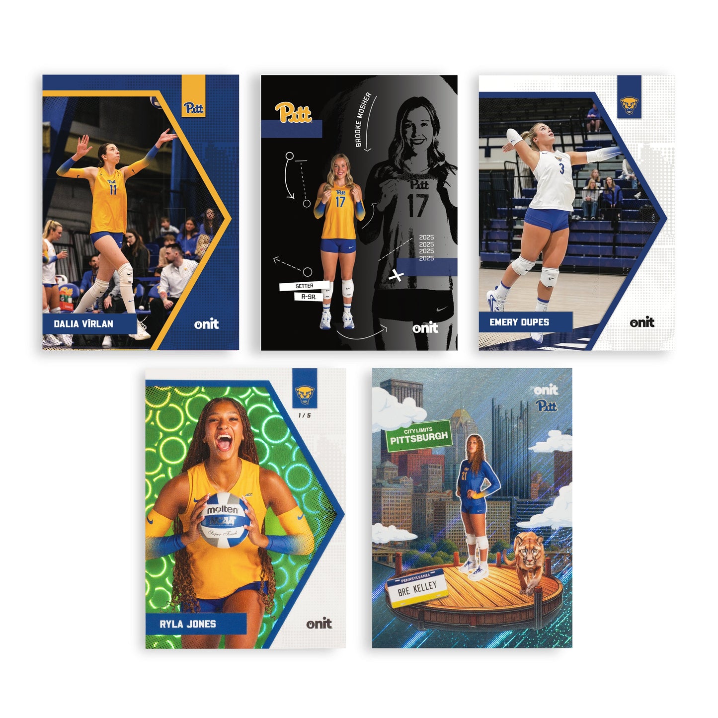 University of Pittsburgh Volleyball 2025 Trading Cards - Single Pack
