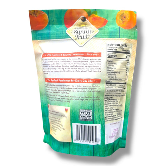 Premium Organic Dried Persimmons – Naturally Sweet & Nutritious Snack by Sunny Fruit