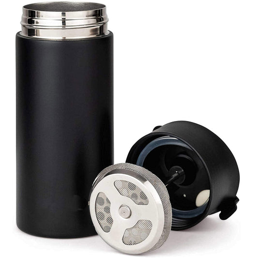Travel Coffee Press - Portable French Press Coffee Maker with Vacuum Insulated Stainless Steel Tumbler