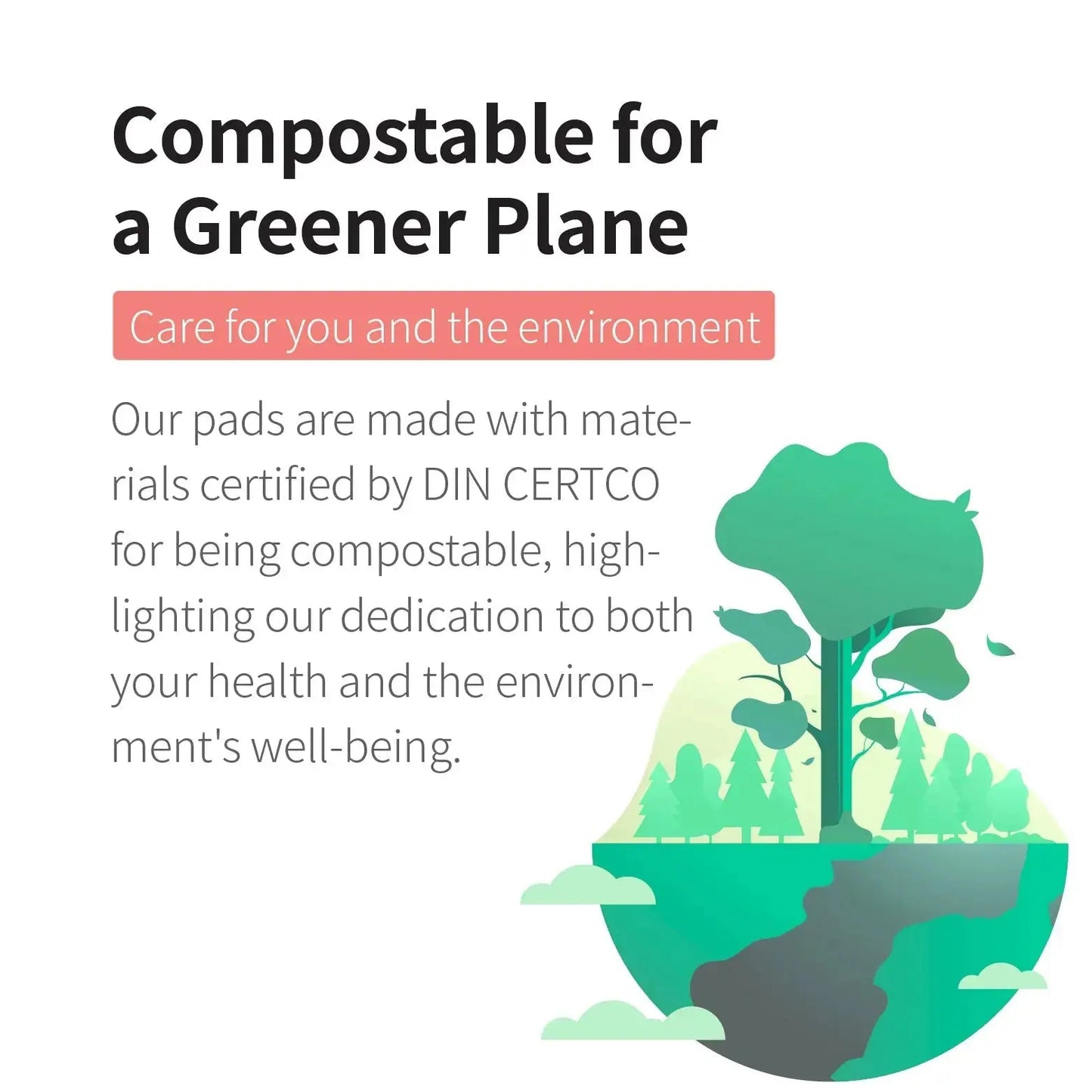 Organic Cotton Cover Pads - Overnight