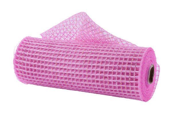 10"X10YD METALLIC/POLY MESH PINK/GOLD/SILVER
