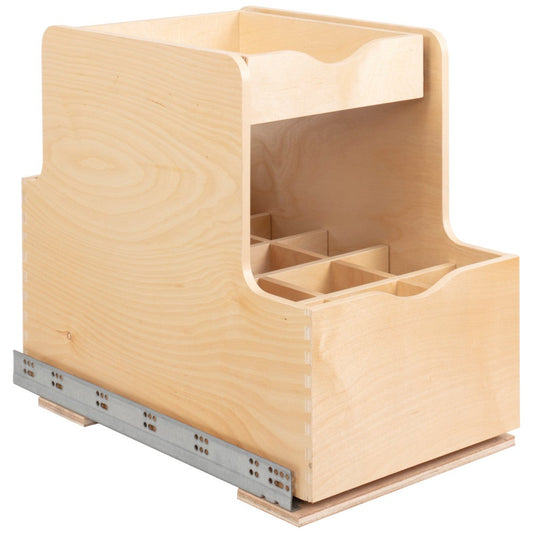 Wood Double Drawer Bottle Rollout